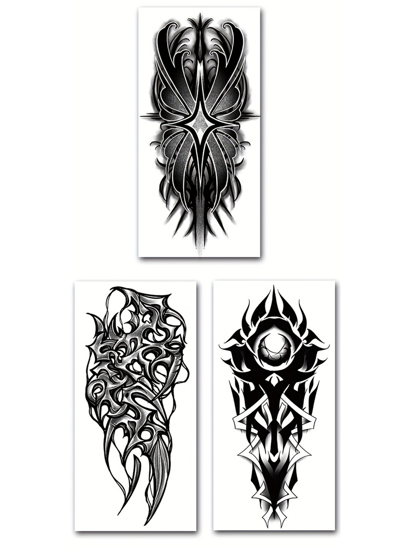 Cyber Warrior Talisman Temporary Tattoo